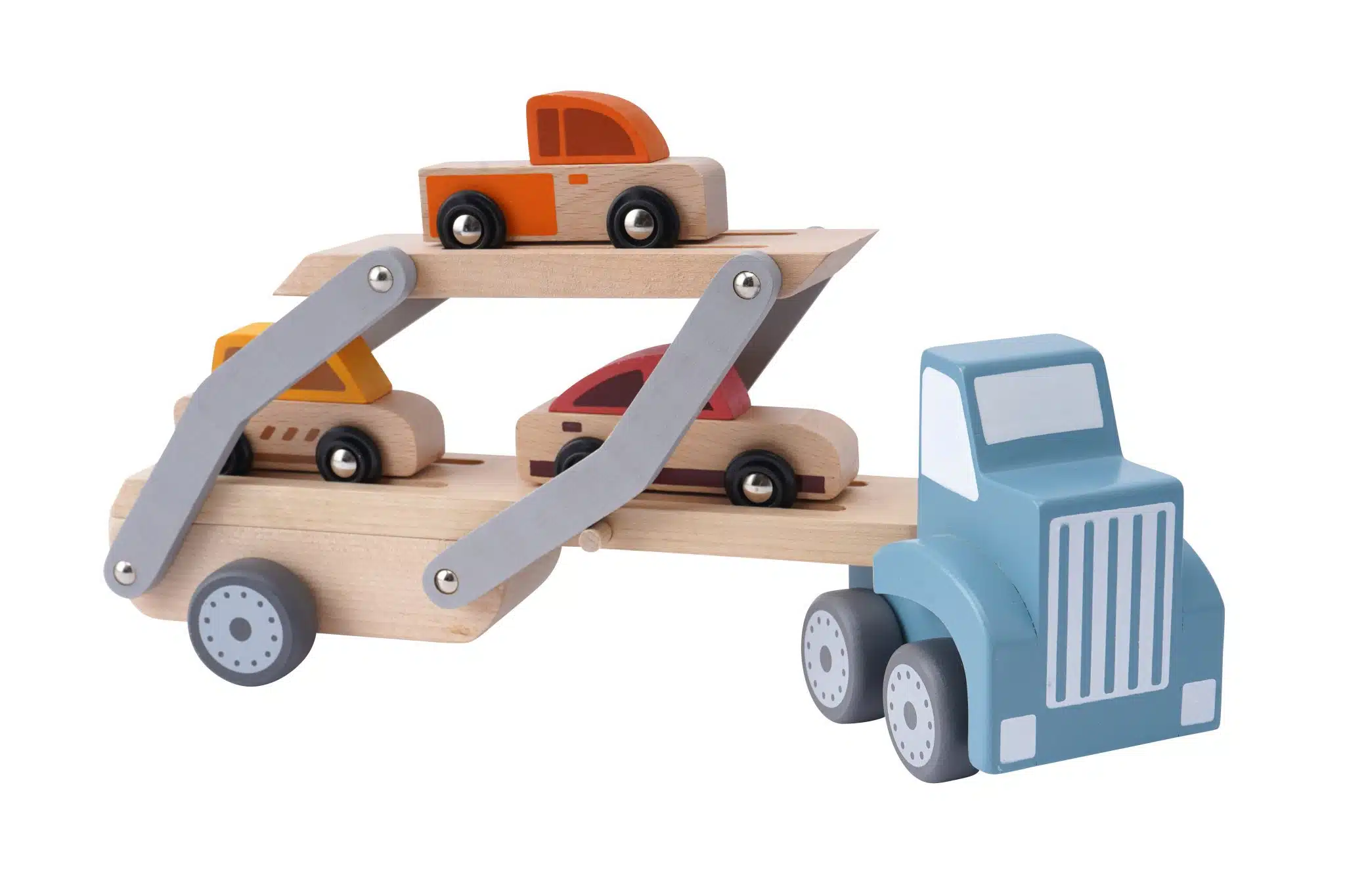 wooden car transporter